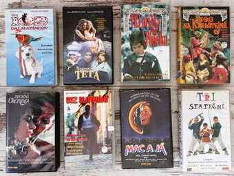 RETRO VHS a MC KAZETY