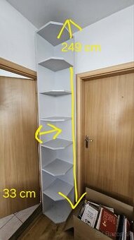 Predám rohovú knižnicu