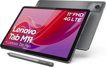 Predam tablet Lenovo Tab M11 LTE, super stav, dotykove pero.