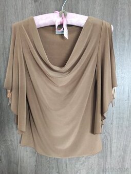 Hnedé spoloženské tričko - veľ. M/L