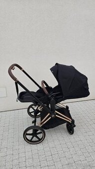 Kočík Cybex Priam Rose Gold Deep Black 2023