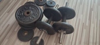 Jednoručky FIT PLUS -2x22,5kg