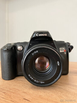 Canon EOS Rebel XS filmový + Helios 44 2/58
