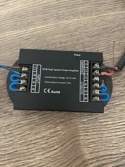 Zosilňovač pre RGB pásky, 3x10, 12V-24V