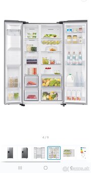 Samsung chladnička side by side s WiFi americká