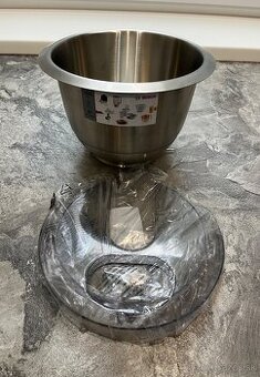 Nerezová misa na miešanie a kryt Bosch MUZ5ER2 Nová mum 5