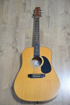 Gitara Bull + púzdro+ ladička + kapo+ popruh