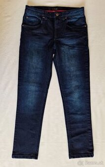 Dievčenské rifle tmavomodré veľkosť 146/152