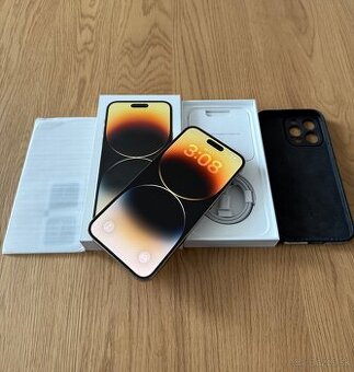 iPhone 14 Pro Max 128 gb Gold - komplet príslušenstvo zaruka