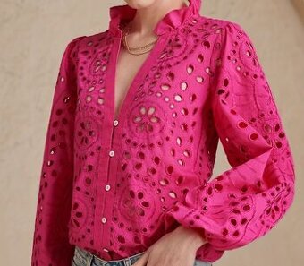 Madeirova blúzka ružová S