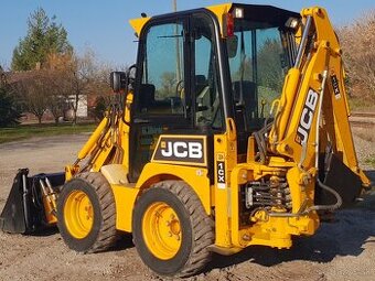 Jcb 1CX , Vyhrievaná kabiná, paletová vidlica, bobcat