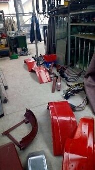 Blatníky predné a držiaky