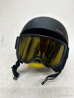 Predám lyžiarsku prilbu Wedze 48-52 + okuliare