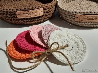 Odličovacie hand-made zero waste tampóny & košík