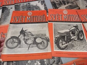 Svet motorú ročník 1954, 26 čísiel JAWA 250,150