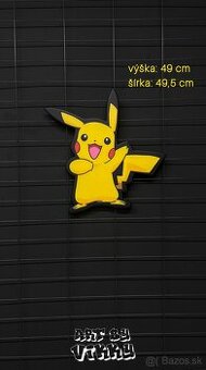 Pokémon nástenná dekorácia Pikachu