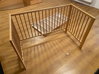 Detská postieľka Gulliver Svetlohnedá 124x66x80