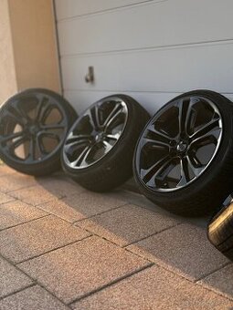 Audi disky R19 , 5x112 , 215/35 + nové zimné pneumatiky