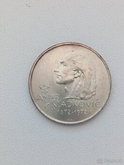 Mince 20 Kčs Sladkovič varianta bokombrada