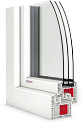 Predám nové plastové okná  Slovaktuál PASIV 8000 HL biele