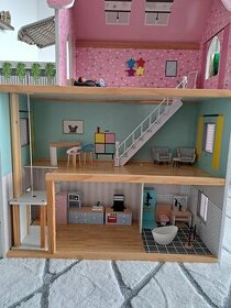 Drevený domček pre bábiky - 1
