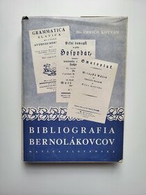 Imrich Kotvan: Bibliografia bernolákovcov