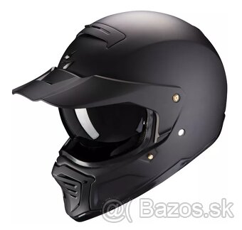 Integrálna moto prilba Scorpion EXO-HX1 Solid čierna matná