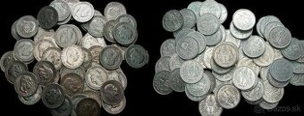 FJI - Lot - 113 x strieborná koruna / rôzne.