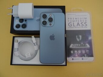 iPhone 13 PRO 128GB BLUE - ZÁRUKA 1 ROK - 100% BATERIA