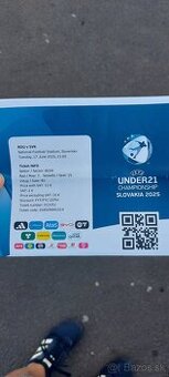 SLOVENSKO - Rumunsko U21 ME 2025 (1 vstupenka) super výhľad