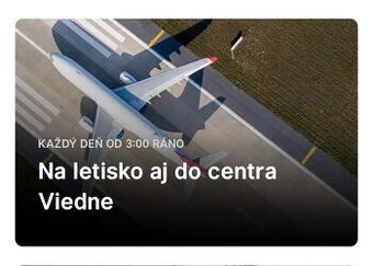 SlovakLines lístky do viedne alebo na letisko/späť