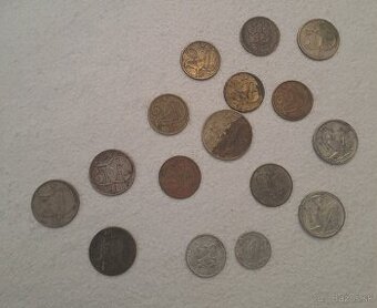 Mince lot. ČSSR, ČSFR, haliere, koruny...