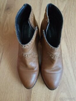 Kozene kotnikove cizmy 40 41 MONSOON