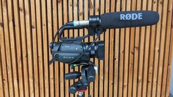 SONY PXW-X70, statív, Manfrotto MHXPRO-3W, RODE NTG3