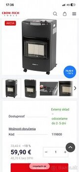 Plynové kachle na plynovú bombu