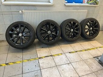 Elektróny Volkswagen 5x112 R17 komplet aj zo zimnými pneu