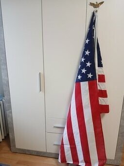 Vlajka USA original prineseny z Ameriky + darcek