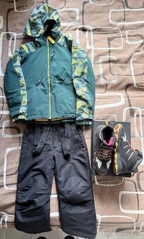 lyžiarsky komplet + obuv 30€