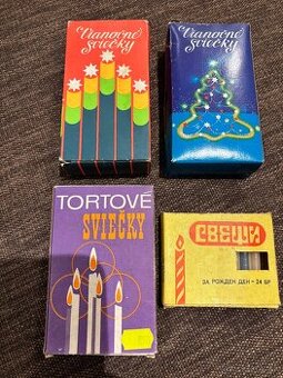 Predám staré retro sviečky na Vianoce alebo tortu