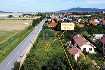 Predaj stavebný pozemok, 850m2, Veľké Janíkovce