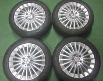 R17 zimná sada MERCEDES rozteč 5x112 225/50r17 continental
