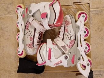 Dievcenske nastavitelne kolieskove korcule 33-36