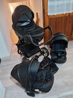 Kočík Junama S Class čierno zlatý