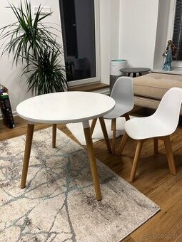 Detsky stol Child Mobelix + 2 stolicky detske