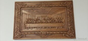 Drevený obraz Posledna večera95×65cmhr.4cm