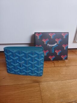 Modrá goyard peňaženka