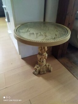 Stolík,busta, stĺp alabaster