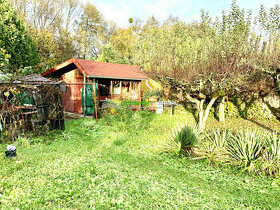 Predaj záhrada 511 m2, s chatkou 13 m2, terasa, Vyšný Olčvár - 1