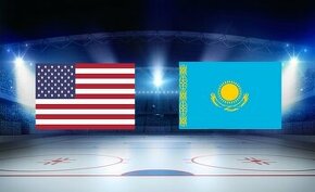 USA - Kazachstan MS v hokeji