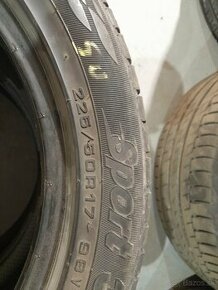 Predam letne pneu 225/50R17 Gordiant
